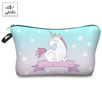 who cares summmer makeup bags organizer printing handbags unicorn toiletry pouchs for travel accessorie women cosmetic bag