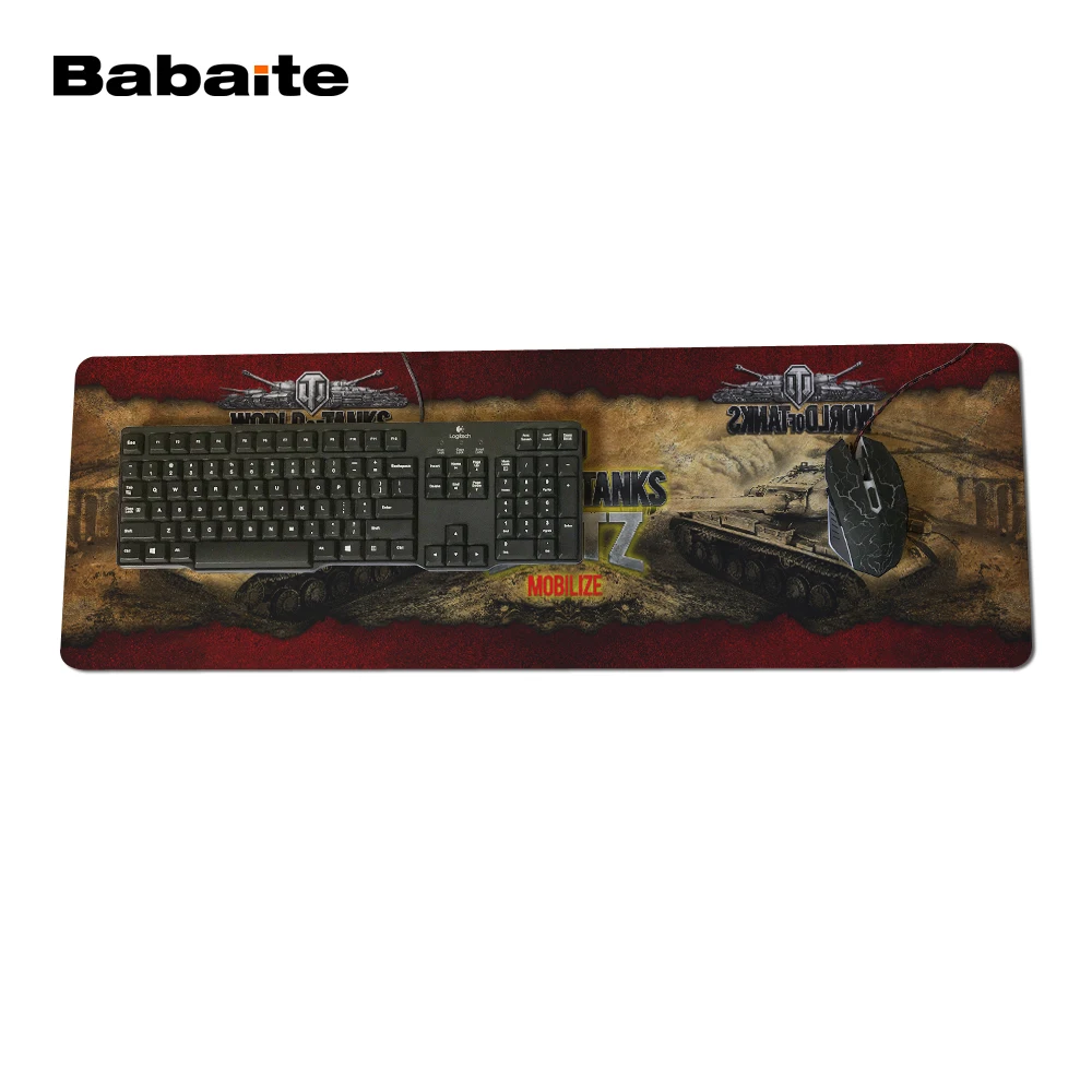 Babaite резиновый коврик для мыши Notbook World of Tanks компьютерный стол коврики игровой