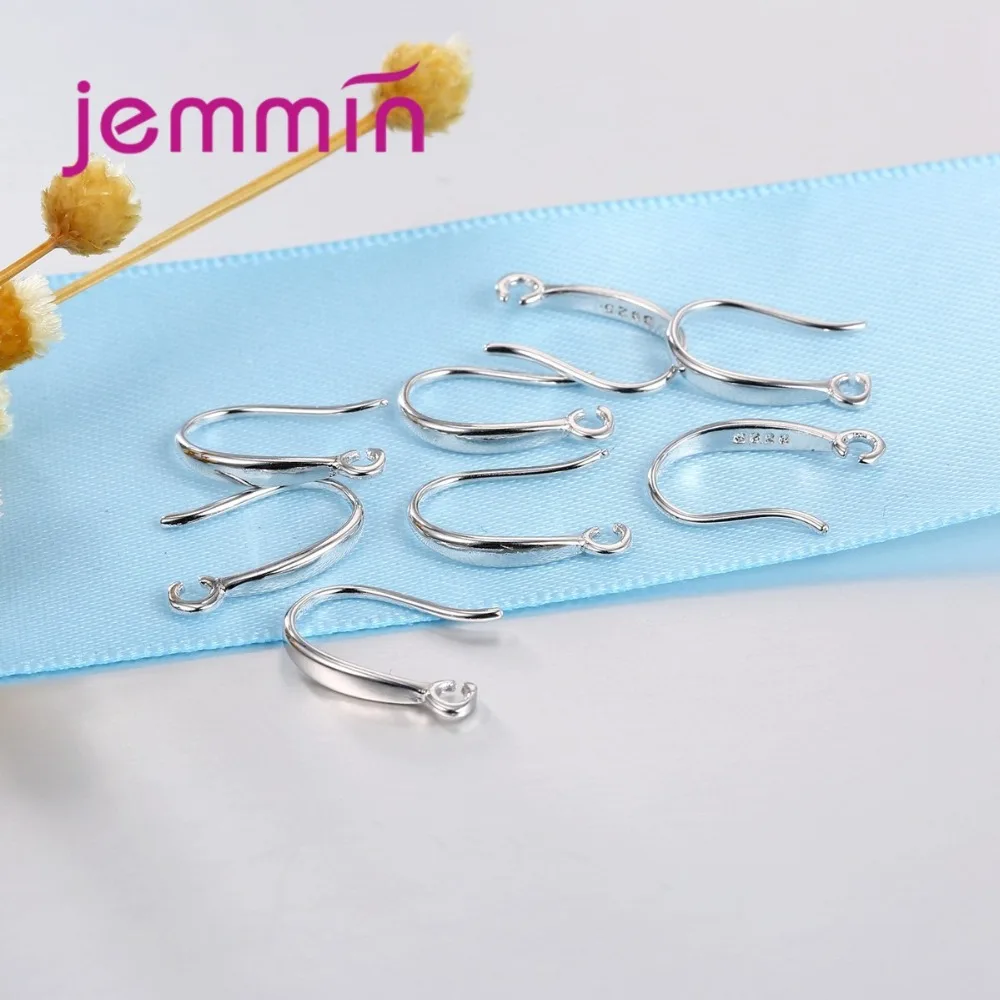 New 10PCS/lot 925 Sterling Silver Jewelry Findings DIY Handmade Hook Earring Components Accessory Ear Wires | Украшения и