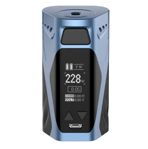 Оригинальный Rincoe Manto X Mesh 228 Вт Box MOD fit 6 мл Metis Mix распылитель Поддержка двойной 18650