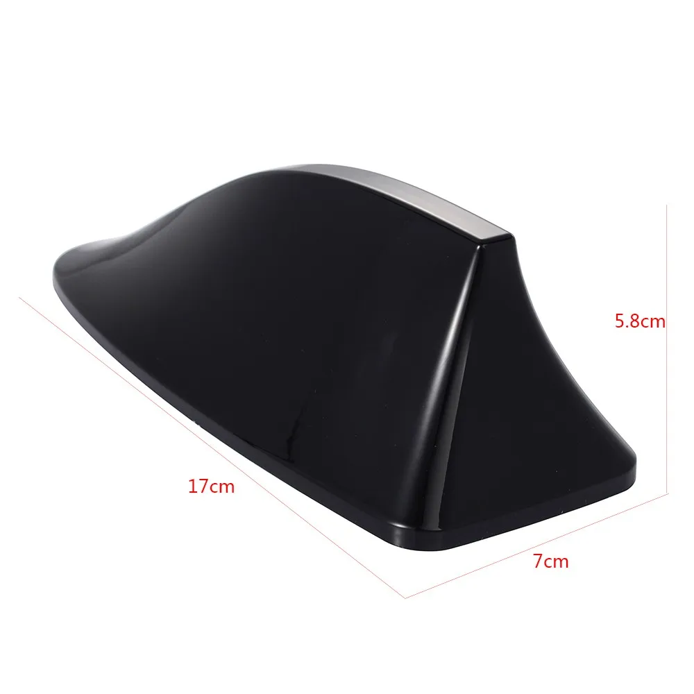 ABS универсальная черная акула плавник Автомобильная Радио Антенна крыша