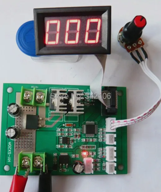 Бесплатная доставка! 5 шт. HY-SX20A 12-24 В постоянного тока с дисплеем/pwm модуль