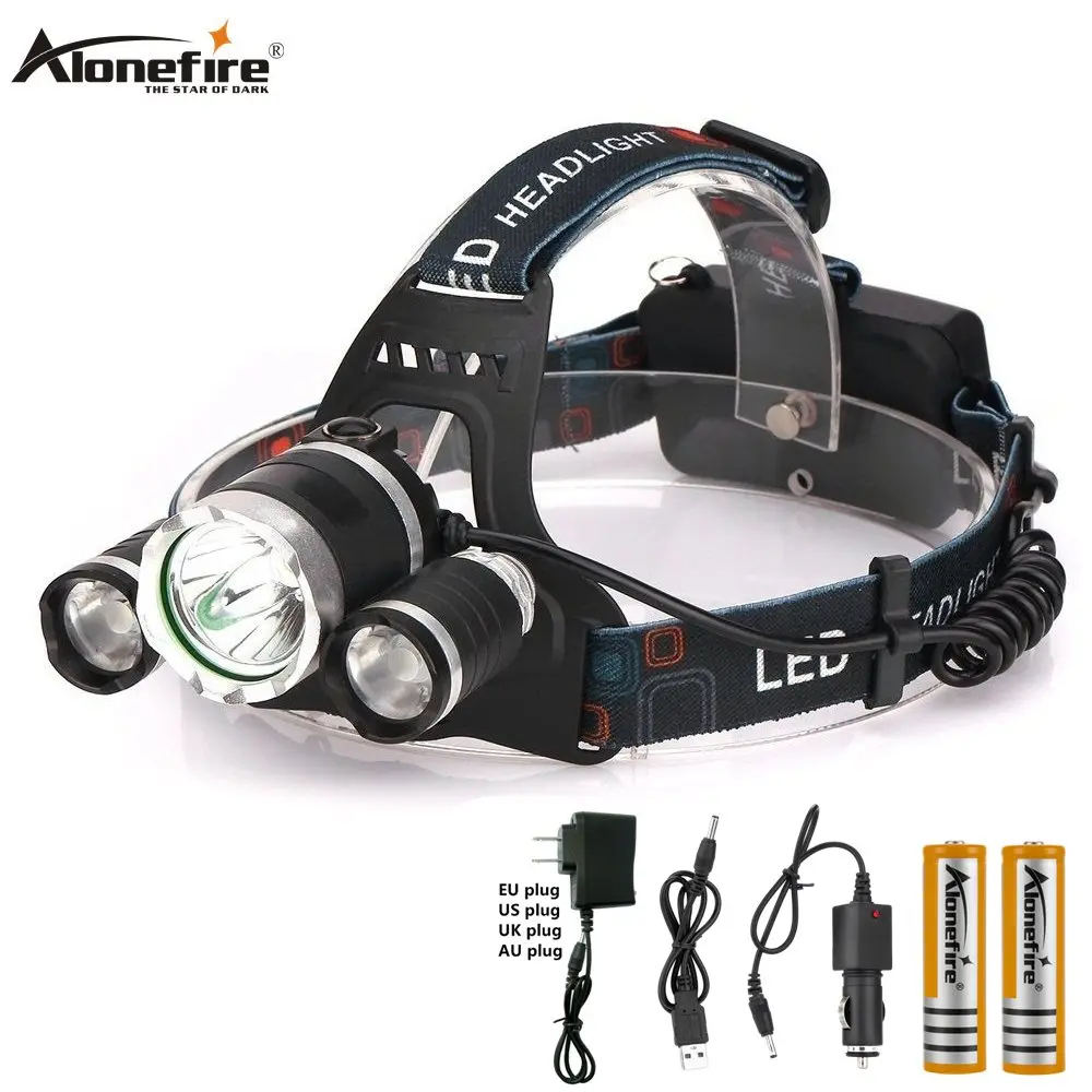 

AloneFire HP83 CREE led headlamp XM L T6 XPE headlight 8000LM led head lamp camp hike emergency light fishing outdoor equipment