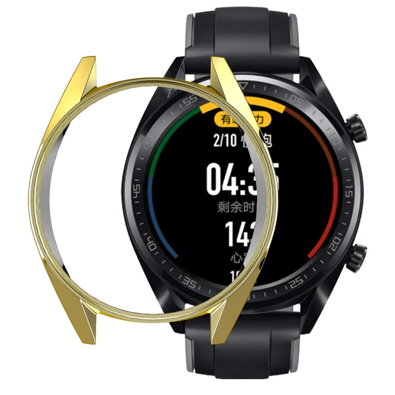 Защитный чехол для Huawei Watch GT/GT2 46 мм ТПУ ультра-тонкий гальванический Мягкая