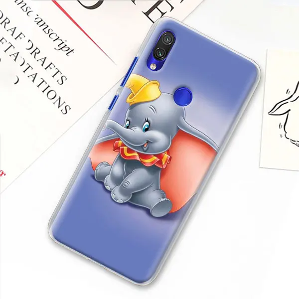 Милый мультяшный слон Дамбо чехол для телефона Xiao mi Red mi 7 5 6 Pro Note 7 Pro 5 5A 6 mi A1 A2 8 Lite 9 чехол Coque - Цвет: 09