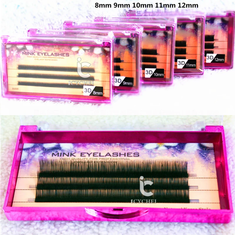 Косметика icycheer B + C Curl искусственной норки отдельные ресницы натуральный вид