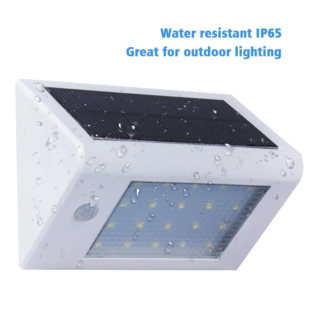 T SUNRISE 2 шт Солнечные Светильники наружные 20 LED 3000K солнечный датчик движения