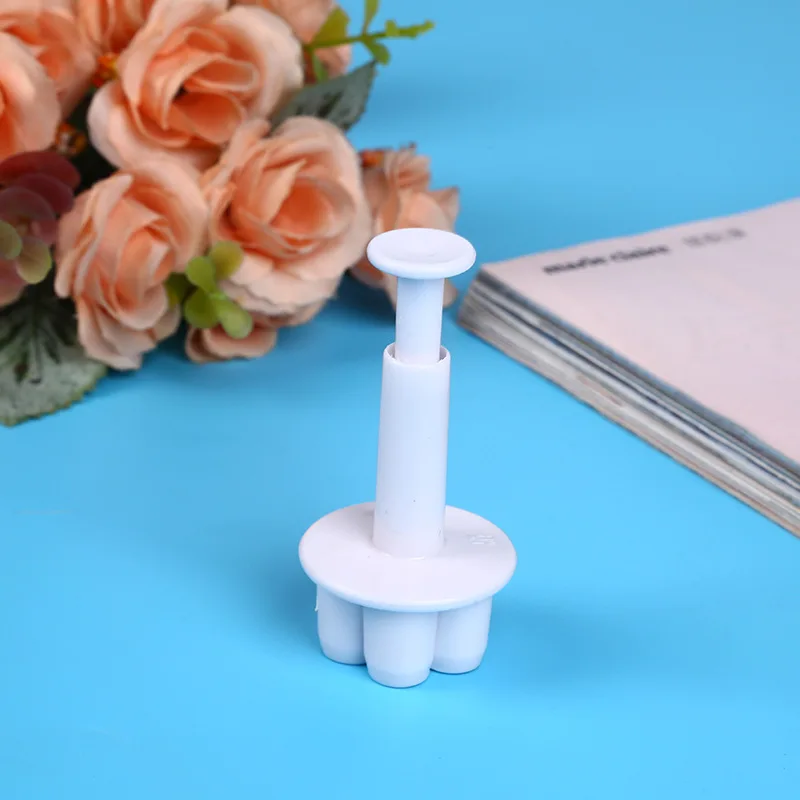 4 шт./лот цветок Плунжер для сахарной мастики пресс-форма для приготовления изделий из сахара торт декоративные инструменты 3 шт./компл. инструмент для выпечки форма для шоколадного печенья Q 005