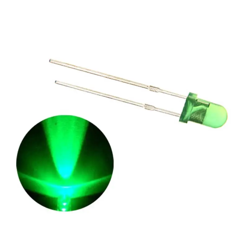 MCIGICM 5000 шт led 5 мм диод - Цвет: green