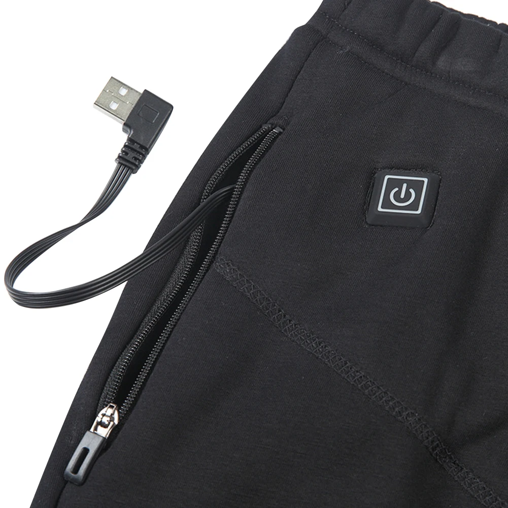 Уличные походные брюки для мужчин& wo мужские USB брюки с подогревом зимние спортивные Термолеггинсы с высокой талией теплые походные альпинистские треккинговые брюки