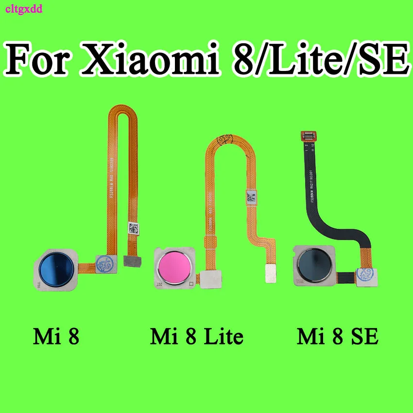 Гибкий кабель с датчиком отпечатков пальцев cltgxdd для Xiaomi 8 Mi Lite сенсорного гибкого