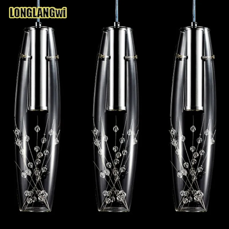 Современная маленькая светодиодный тная светодиодная Подвесная лампа с