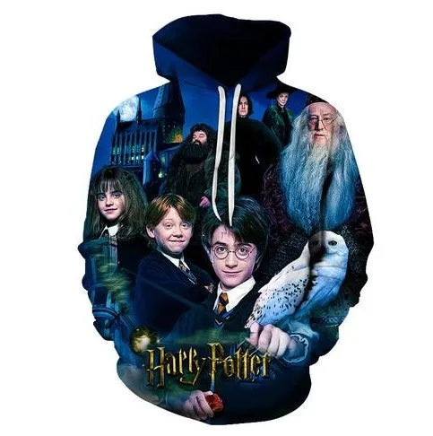 Gryffindor костюм Слизерин для мужчин женщин 3D толстовки кофты Мода Harri пуловер Trackusits S-XXXXXL - Цвет: Бежевый