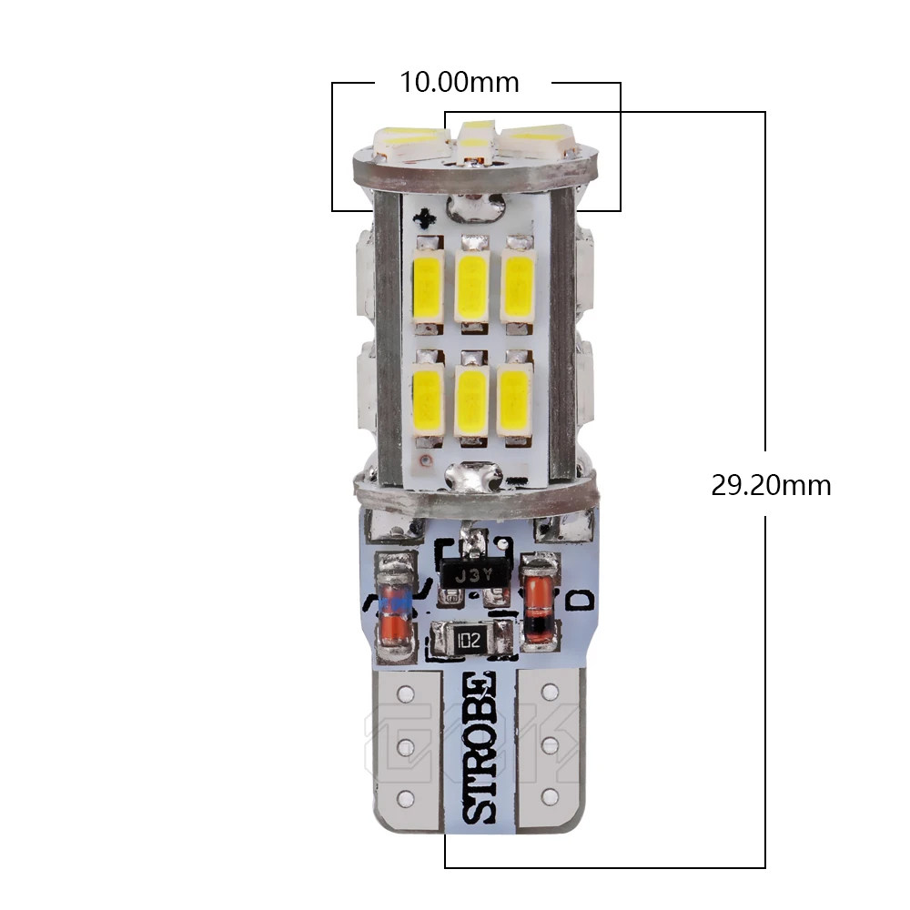 2 шт./лот T10 светодиод стробоскоп высокого качества w5w 30smd t10 30led 3014 smd автомобильный