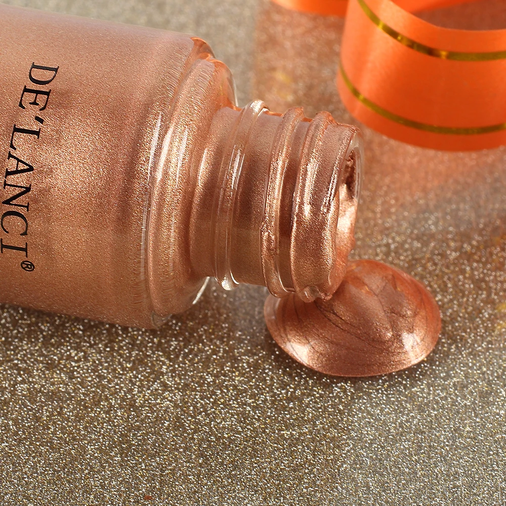 DE'LANCI жидкий хайлайтер контуринг Осветляющий макияж Shimmer Face 3D Glow Kit ультра-концентрированный Осветляющий бронзатор капли