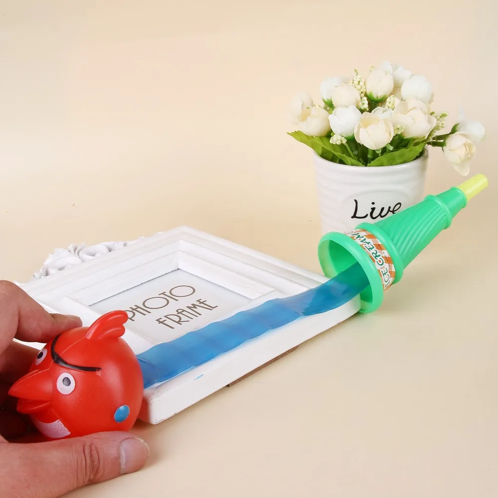 10 шт. Разноцветные Детские воздушные шары со свистком из мультфильма/Детские