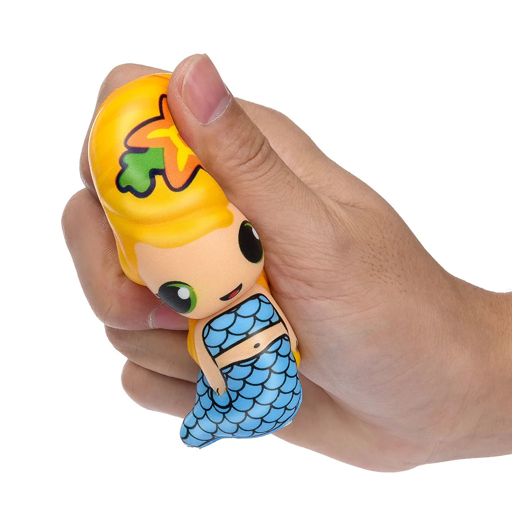 TELOTUNY сжимающие куклы мягкие игрушки Kawaii Русалка медленно поднимающийся крем Ароматические игрушки для снятия стресса подарки мягкие игрушки Горячая Новинка Jan23