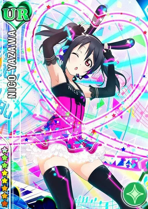nico Love Live кибер-игра Ver Shinning Awakening Eli все члены светодиодный светильник Косплей Костюм Униформа Костюмы женское платье для Рождества - Цвет: nico