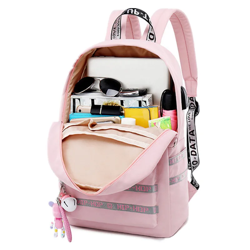 Водонепроницаемая дорожная сумка для женщин женский рюкзак ноутбука с внешней USB