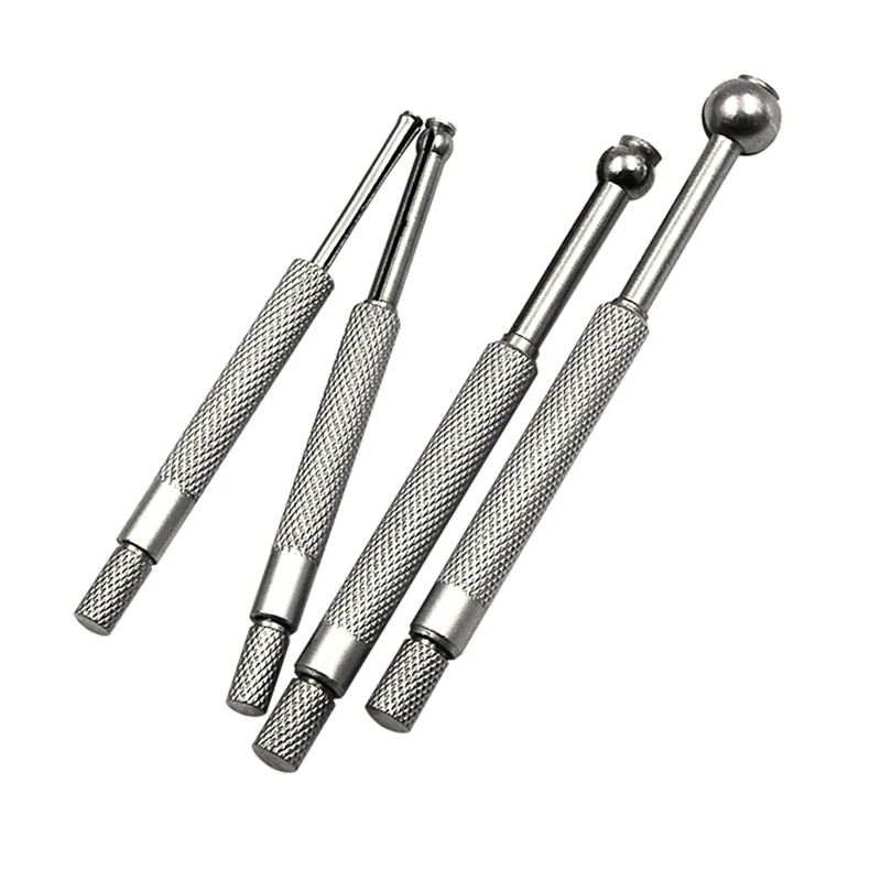 Hot 4pc Adjustable Steel Telescopic Gage Gauge Set Square Head Inner Diameter Round Small Hole 3-13mm | Инструменты