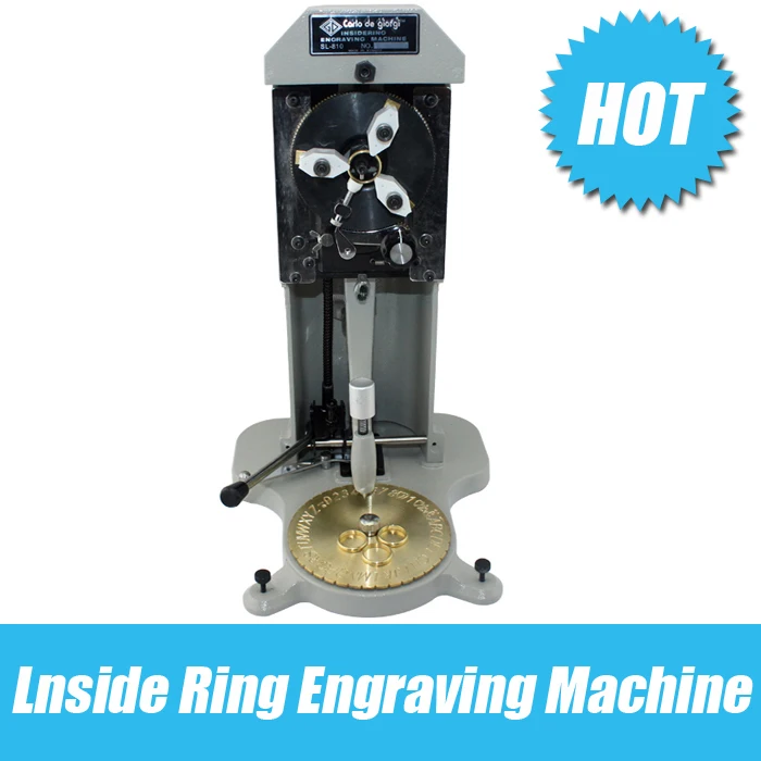 

Inside Ring Engraving Machine with 1 diamond tips and one font metal engraving