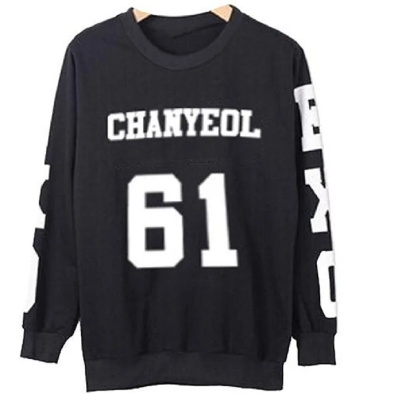 Mainlead Kpop Exo Kar Sehun Xiumin Baekhyun Terra Толстовка Женская Harajuku Мужская Унисекс | одежда