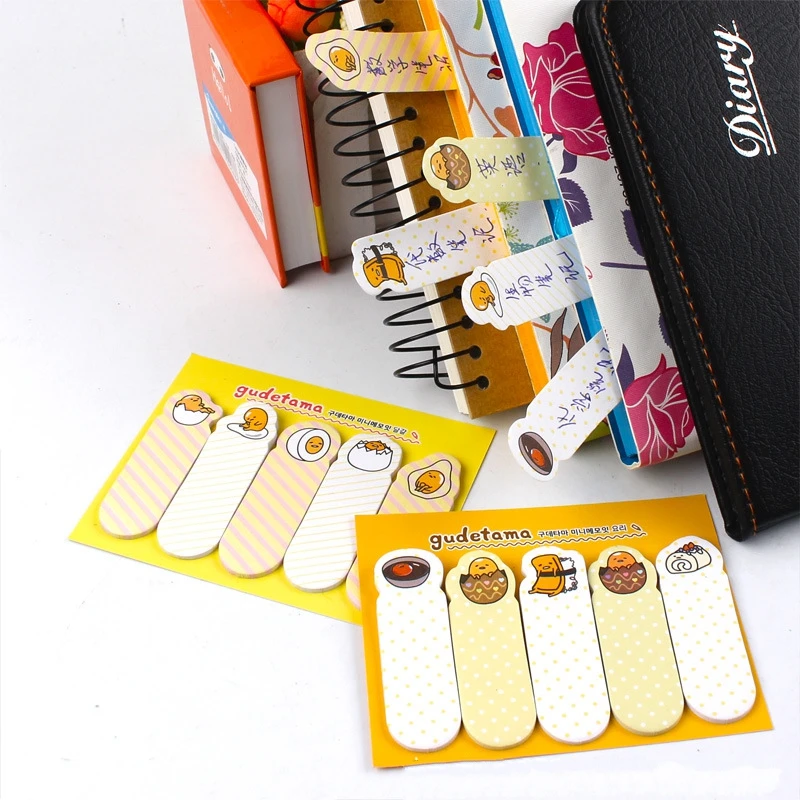 Gudetama блокнот s милый Papeleria Стикеры для заметок мультфильм Скрапбукинг Nota De Papel блокнот Kawaii канцелярские принадлежности