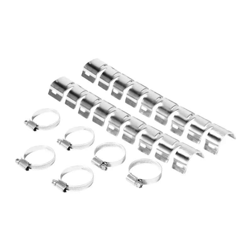 Мотоциклетная выхлопная труба тепловая защита защитная крышка регулируемые монтажные зажимы для BMW R1200GS 13