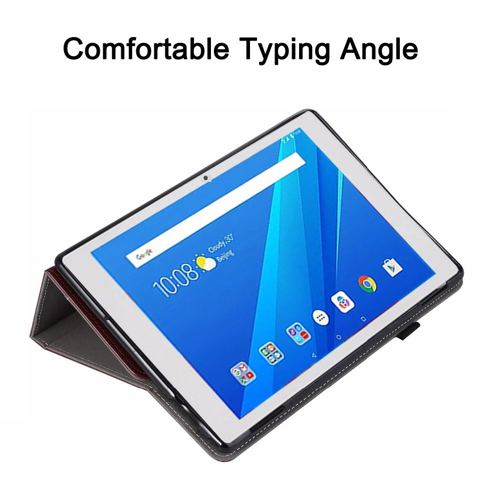 Кожаный чехол для Lenovo Tab4 Tab 4 10 Plus 1 ТБ X704L TB X704F X704N противоударный 10|Чехлы планшетов