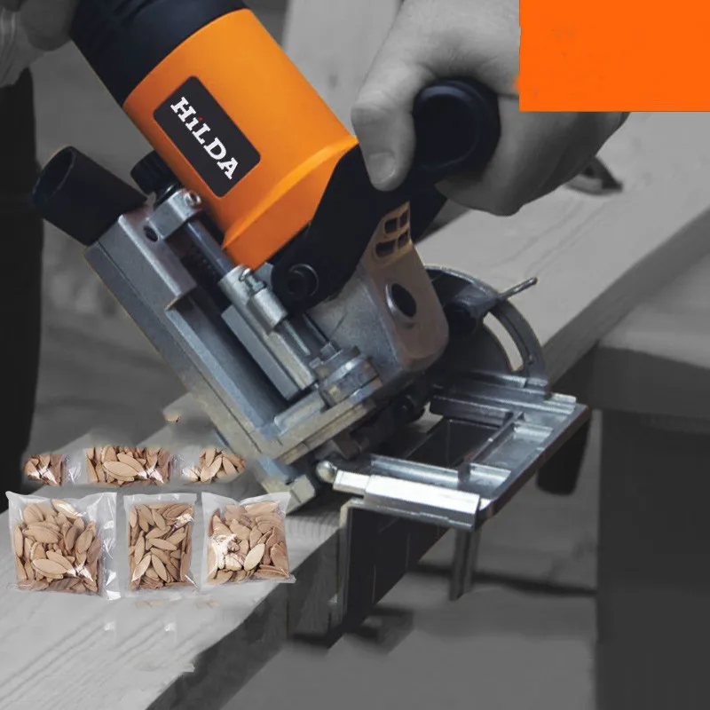 760W Biscuit Jointer Electric Tool Authentic Woodworking Tenoning Machine Biscuit Machine Puzzle Machine