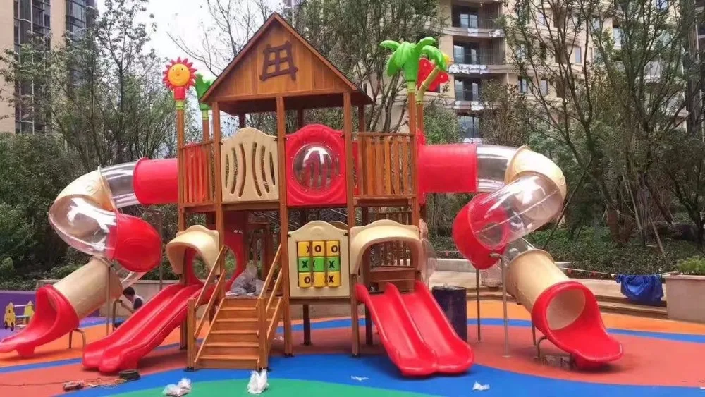 Деревянная игровая площадка для улицы 20 лет от производителя|playground|manufacturing