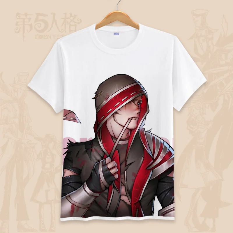Identity V T-Shirt Multi-style Short Sleeve Shirts for Women Men Summer Casual Tops Tees | Мужская одежда