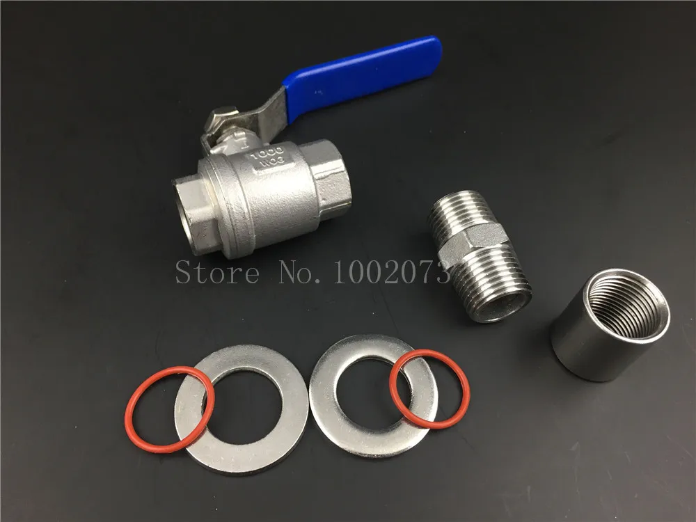 Набор шариковых клапанов из нержавеющей стали для пивоварения 1/2 &quotNPT с набором