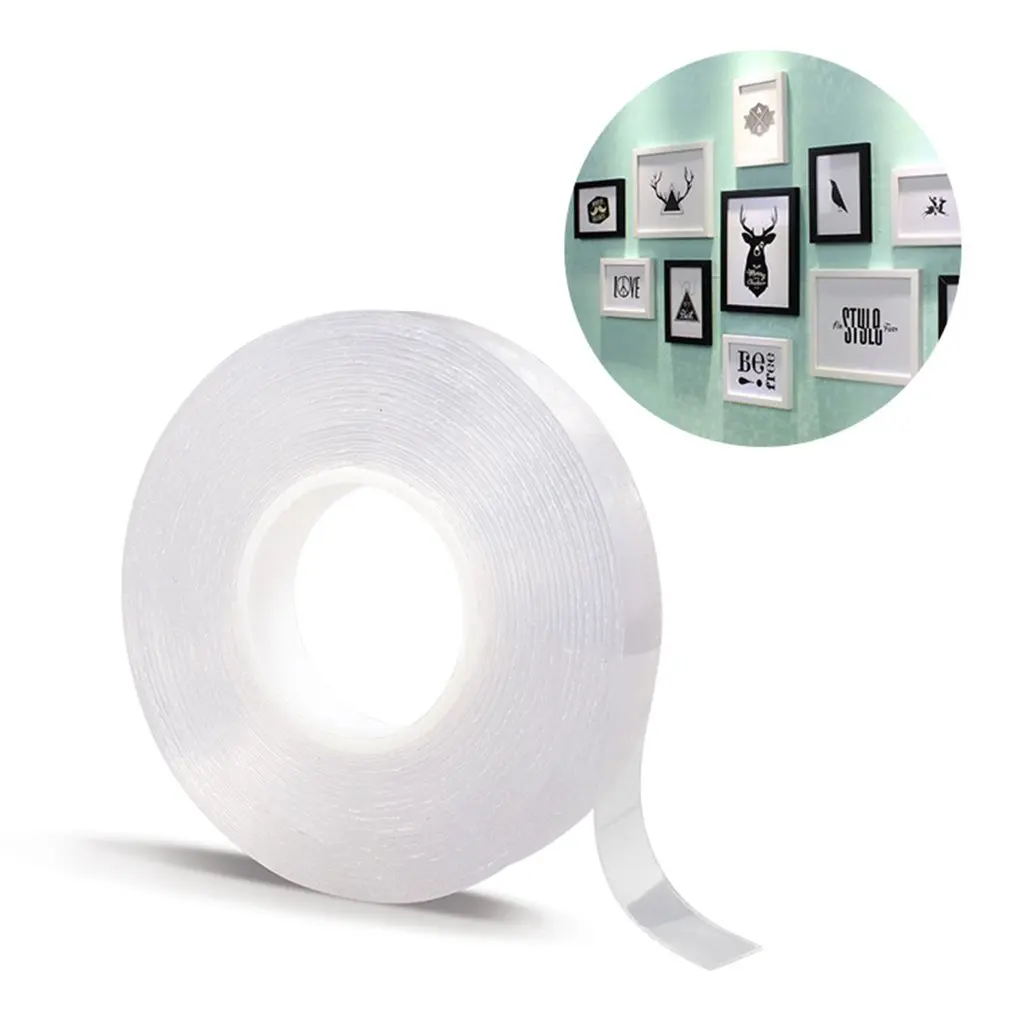Nano trace-free magic tape бесшовная моющая лента универсальная наклейка-держатель артефакт