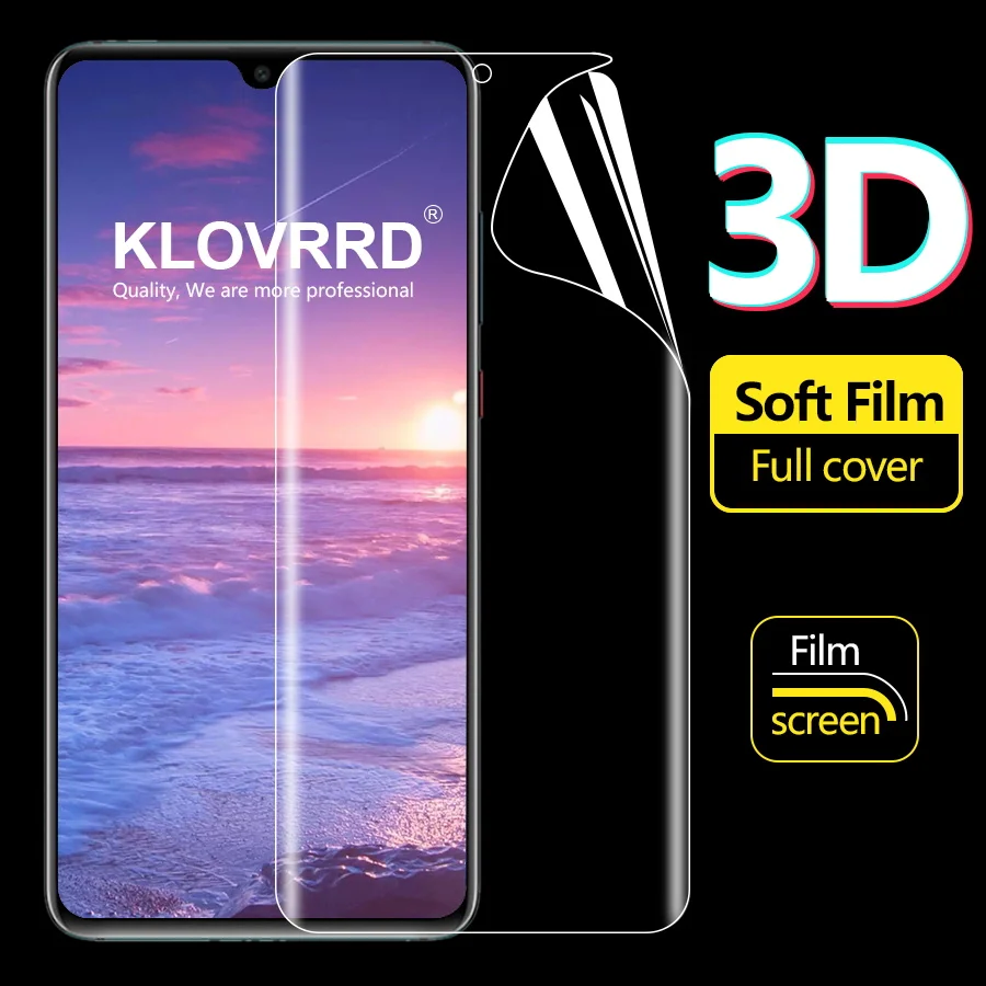 KLOVRRD мягкая защитная пленка на весь экран для huawei mate 20 10 Lite Pro X Гидрогелевая TPU