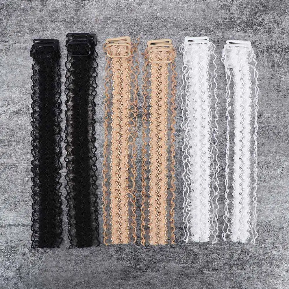 Невидимые бретели бюстгальтера женские эластичные открытые кружевные цветочные