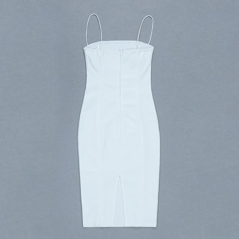 

Bandage Dress Summer Spring Elegant Celebrity Fashion Night Club Party Dresses Sexy Bodycon White Strap