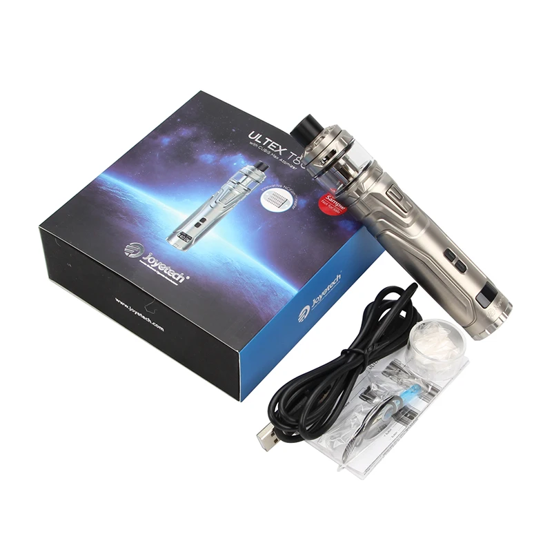 Оригинальная электронная сигарета Joyetech ULTEX T80 Kit 80W Vape 5 мл CUBIS Max Tank NCFilm Нагреватель