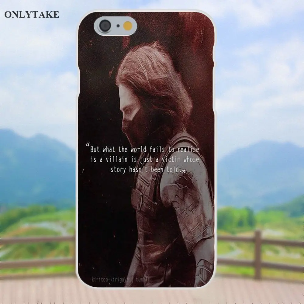 Vvcqod баки Барнс Marvel для Apple iPhone 4 4s 5 5C SE 6 S 7 8 Plus X Galaxy большое ядро II Prime Alpha TPU