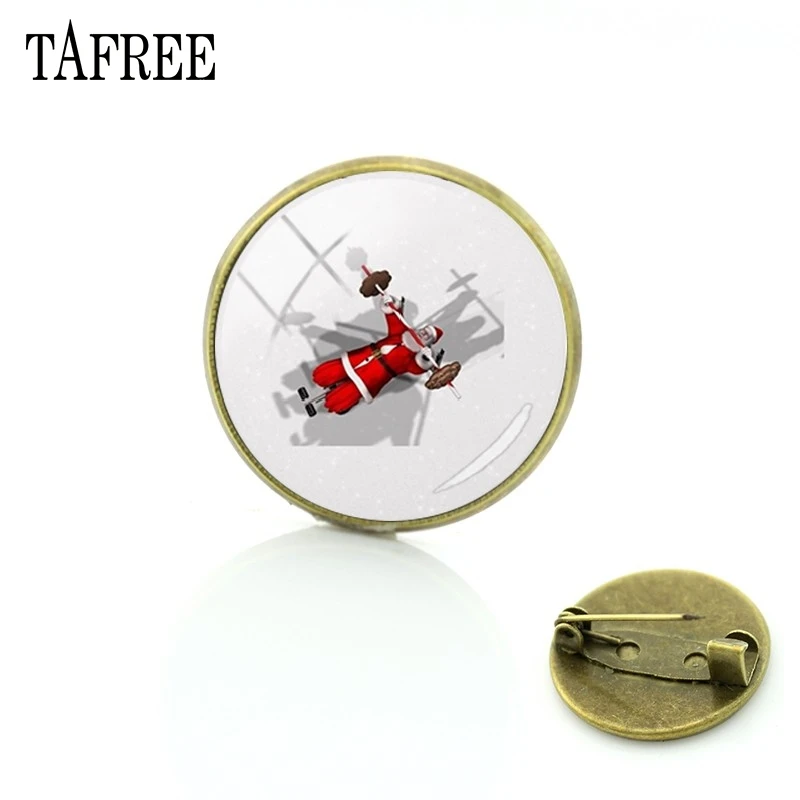 Милая эмалированная металлическая брошь TAFREE для фитнеса гантели летняя Женские