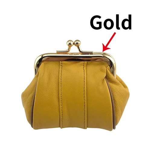 01light Yellow BELLO TUTTI, натуральная кожа, кошелек для монет, женские кошельки для монет, металл, Farme, маленький кошелек для мелочи, мини кошелек для монет, женская сумка - Цвет: 01light Yellow