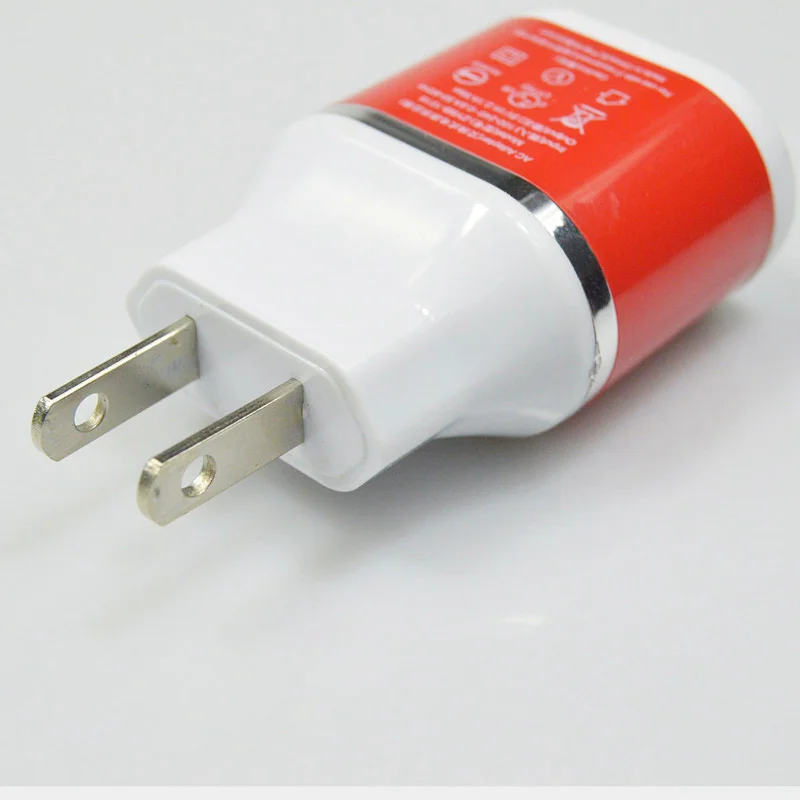 Штепсельная вилка США двойной USB настенный адаптер питания для домашнего