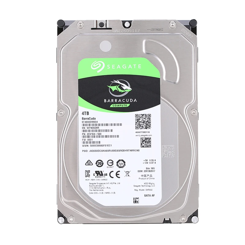 Внутренний жесткий диск Seagate для компьютера 4 ТБ 3 5 дюйма SATA 5900 об/мин 6 64 Мб Кэш