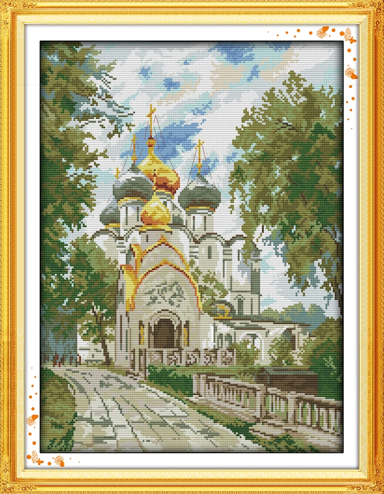 Everlasting love женский китайский Набор для вышивки крестом экологический хлопок штампованный 11CT 14CT DIY год украшения для дома