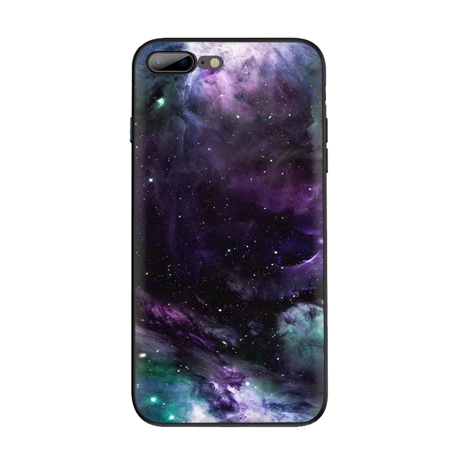 Desxz Interstellar фиолетовый космический клуб мягкий TPU чехол для iPhone 5 5S SE 6 6s 7 8 Plus X XR XS MAX