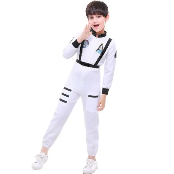 Детский комбинезон для мальчиков на Хэллоуин Рождество Белый Оранжевый