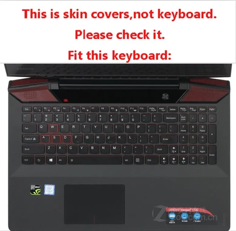 Прозрачная клавиатура из ТПУ Защитная крышка для Lenovo Y700 17 3 дюймовый|keyboard guard|keyboard