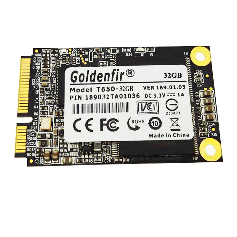 Goldenfir mSATA 64 ГБ 32 ноутбука Твердотельный жесткий диск SSD для планшетный компьютер|ssd