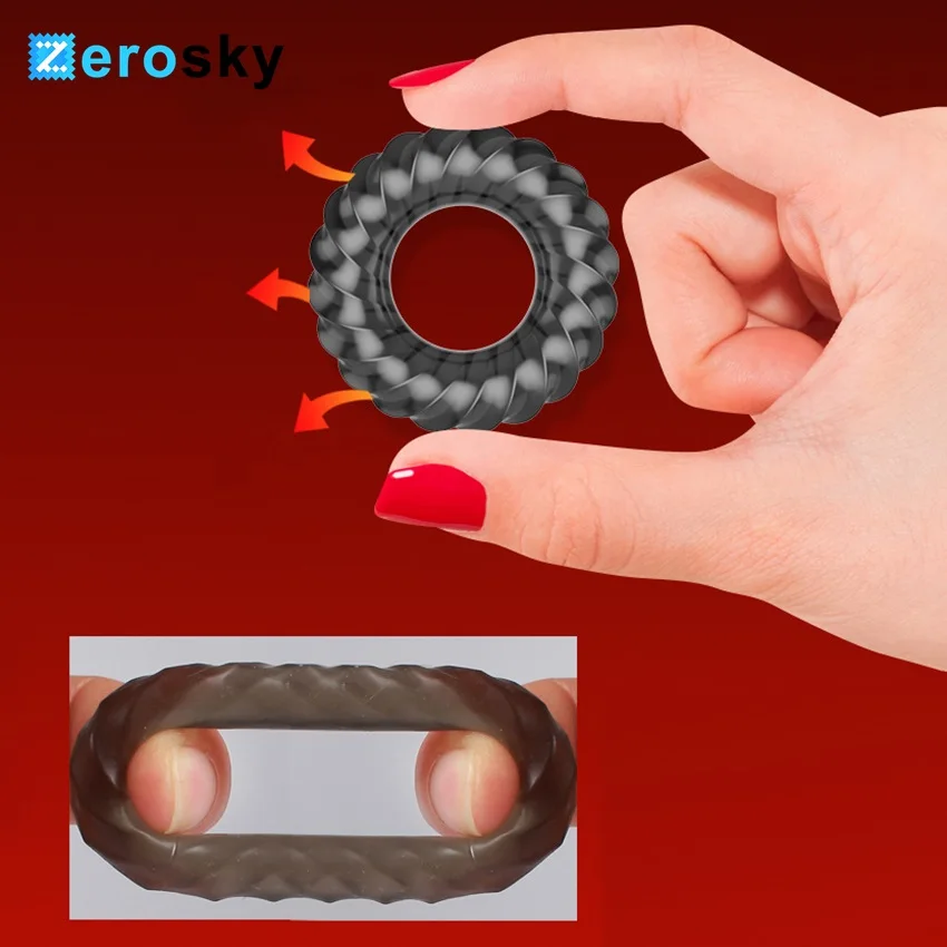 Кольцо для пениса 3 шт. секс игрушки взрослых с задержкой эякуляции Кольца Anel peniano