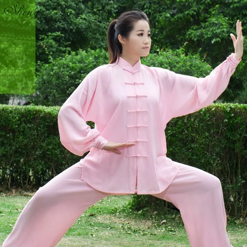 Одежда Tai chi китайская женская мужская одежда tai кунг фу Униформа CC087|Наборы| |